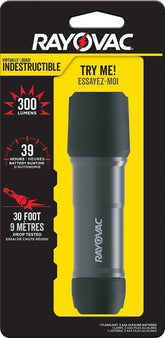 Rayovac Workhorse Pro Series DIY3AAA-BC Virtually Indestructible Flashlight, AAA Battery, LED Lamp, 250 Lumens